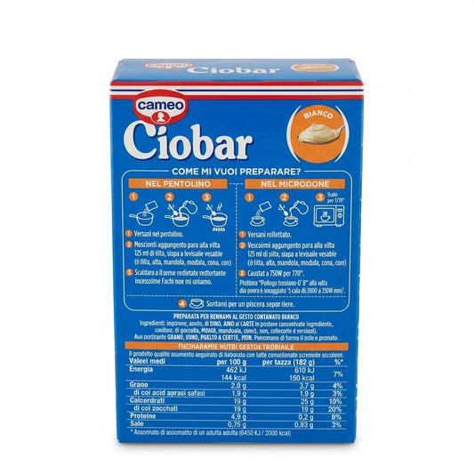 Cameo Ciobar Bianco Italian White Hot Chocolate Mix 5-Pack