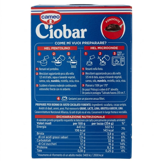 Cameo Ciobar Fondente Italian Dark Hot Chocolate