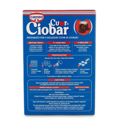 Cameo Cuor di Ciobar Chocolate Lava Cake Mix Kit