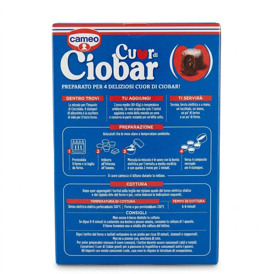 Cameo Cuor di Ciobar Chocolate Lava Cake Mix Kit