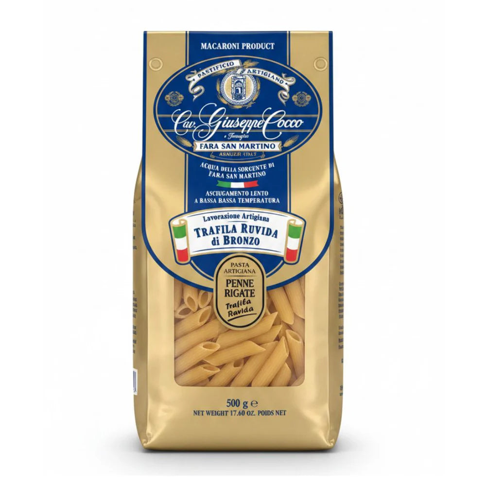 Cav. Giuseppe Cocco Penne Rigate Pasta No. 42 (500g)