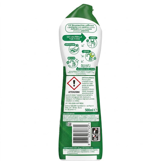 Cif Crema Bianco Surface Cleaner 500ml 