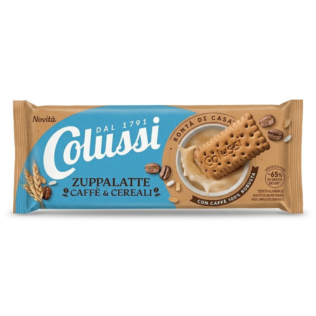Colussi Zuppalatte Coffee & Cereal Biscuits 250g – Italy