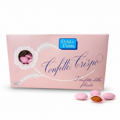 Confetti Crispo Pink Almond Dragees 1kg (1000g)