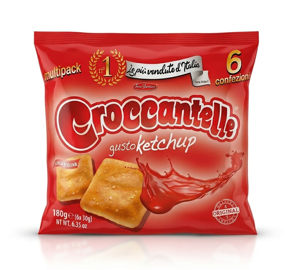 Croccantelle Gusto Ketchup Multipack Crackers 180g