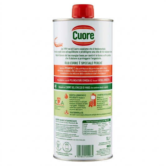 Cuore Heart-Healthy Cooking Oil 1L – Vitamin Enriched