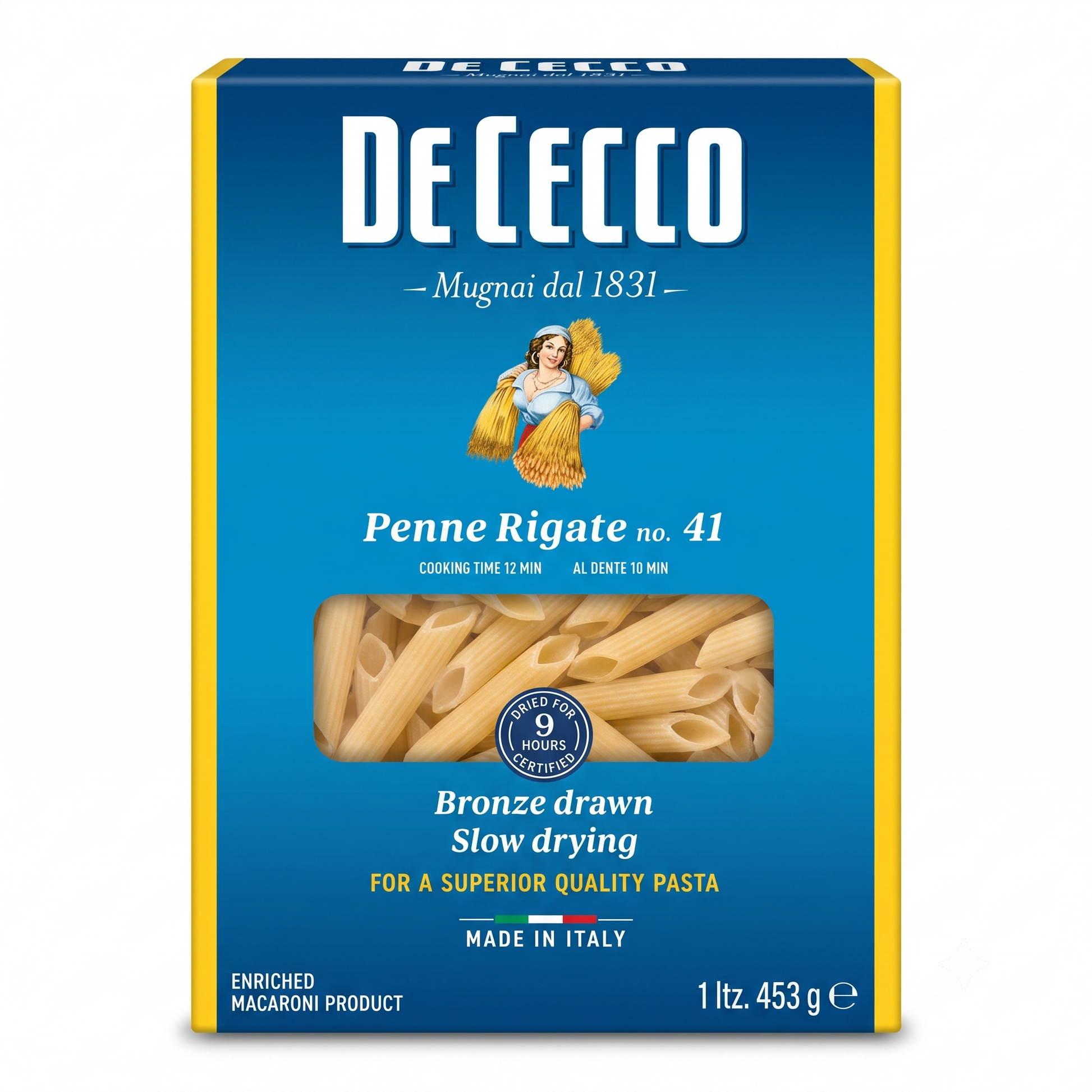 De Cecco Penne Rigate Pasta No. 41  