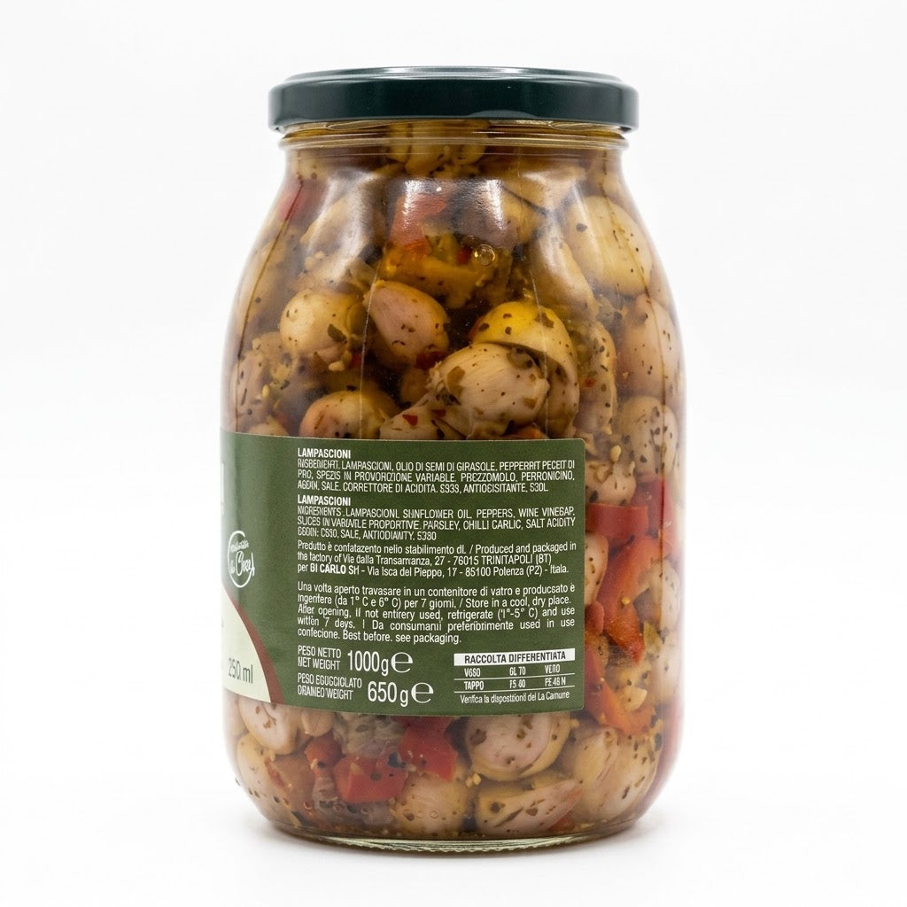 Di Carlo Lampascioni Wild Onions in Oil 1000g – Italian