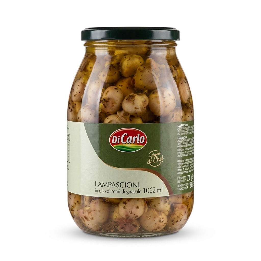 Di Carlo Lampascioni Wild Onions in Oil 1000g – Italian