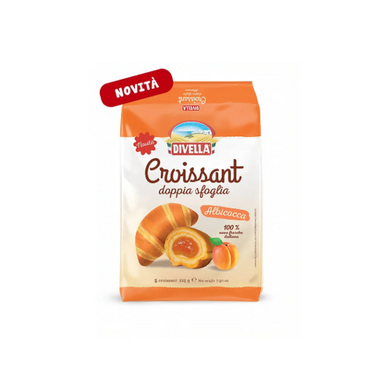 Divella Apricot Puff Pastry Croissants 180g