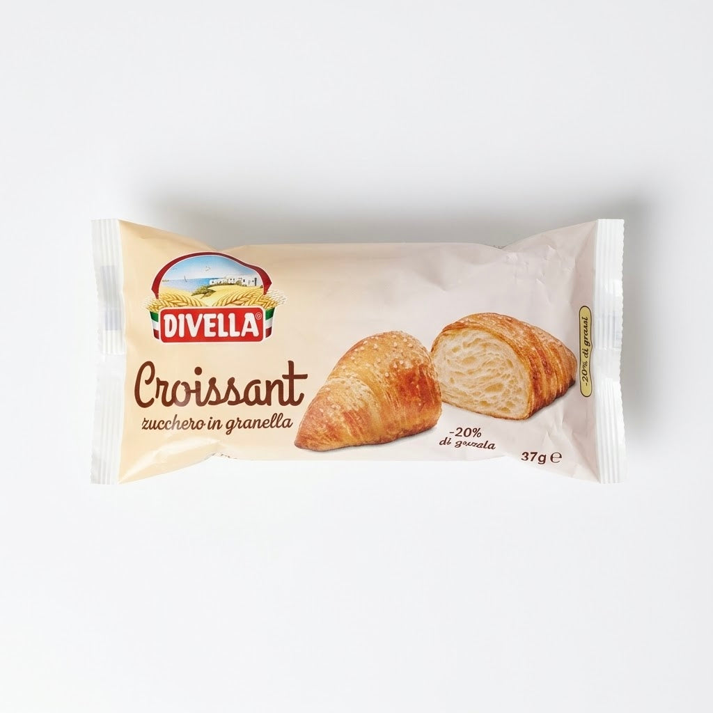 Divella Croissants Covered with Granulated Sugar 37g