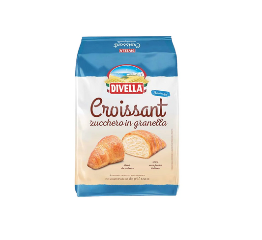 Divella Croissants Covered with Granulated Sugar 5 pcs 210g