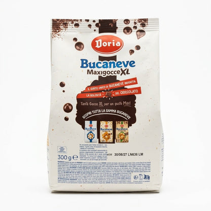 Doria Bucaneve Maxigocce XL 300g – Chocolate Biscuits