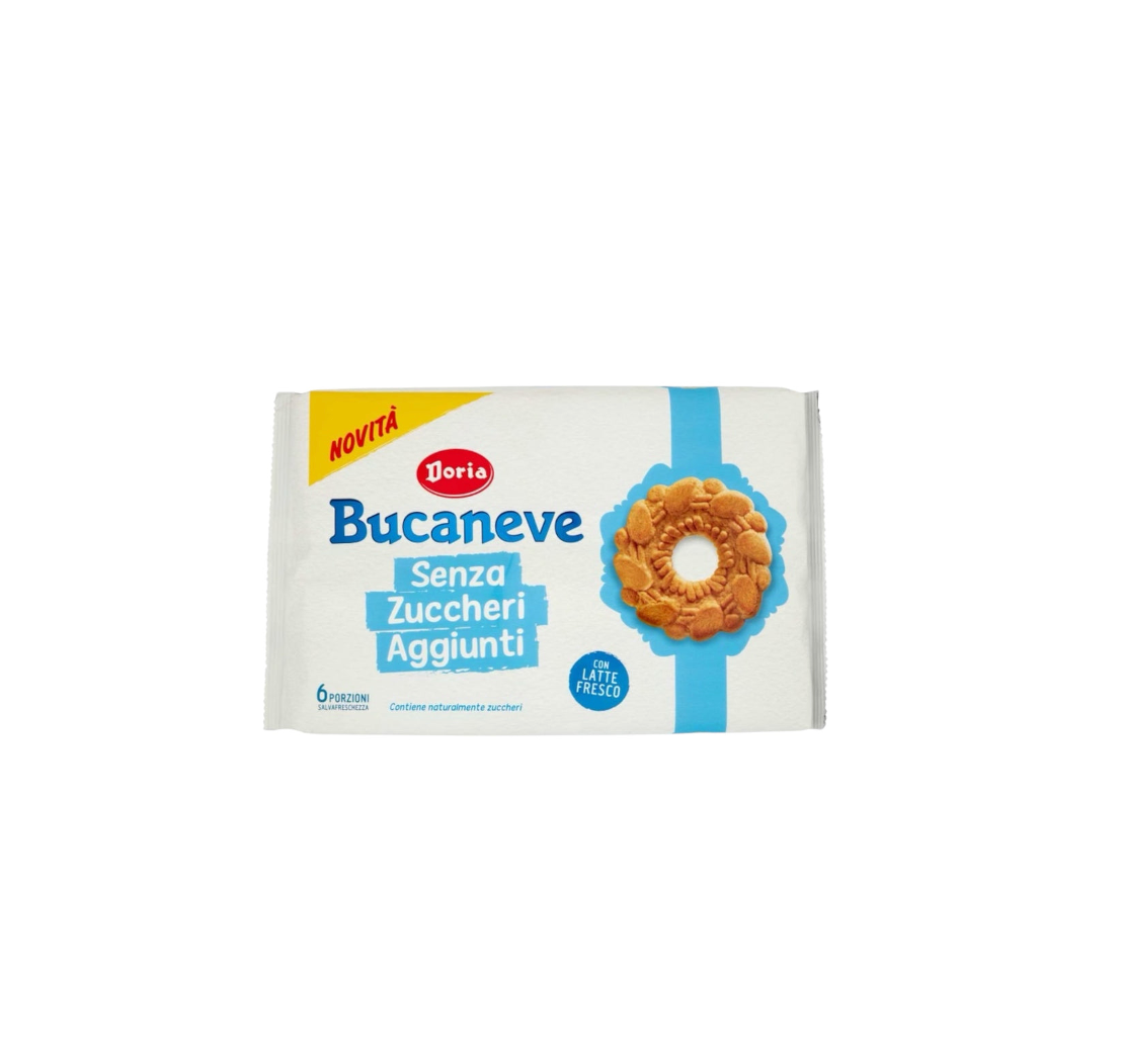 Doria Bucaneve Without Added SugarsBiscuits 265g