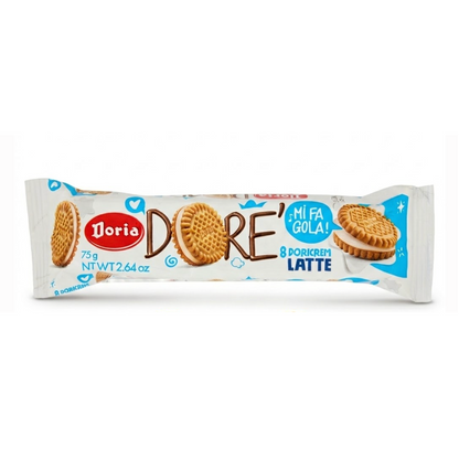 Doria Doricrem Italian Vanilla Cream Biscuits 75g
