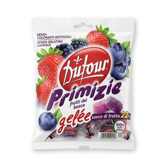 Dufour Primizie Wild Berry Fruit Jellies 150g – Italian