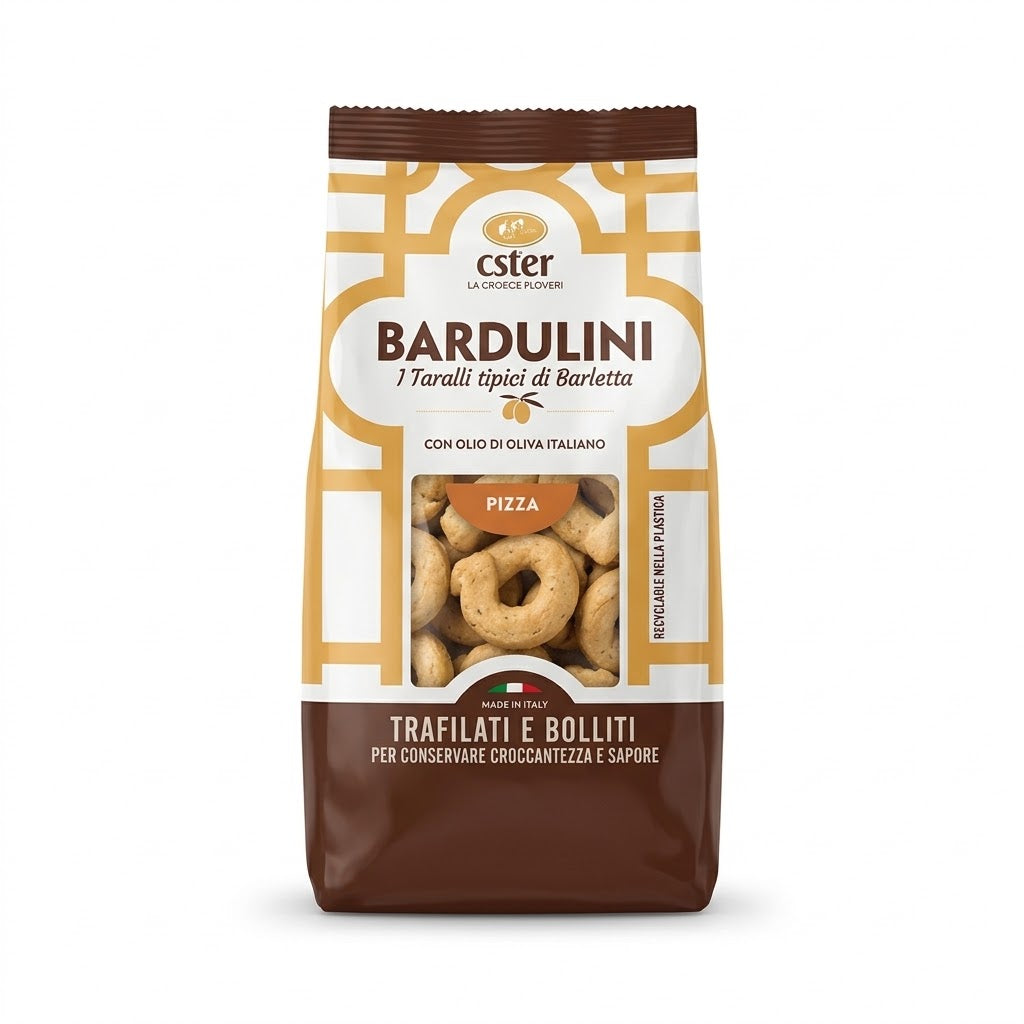 Ester Bardulini Pizza Taralli 250g – Pugliese Snack Rings
