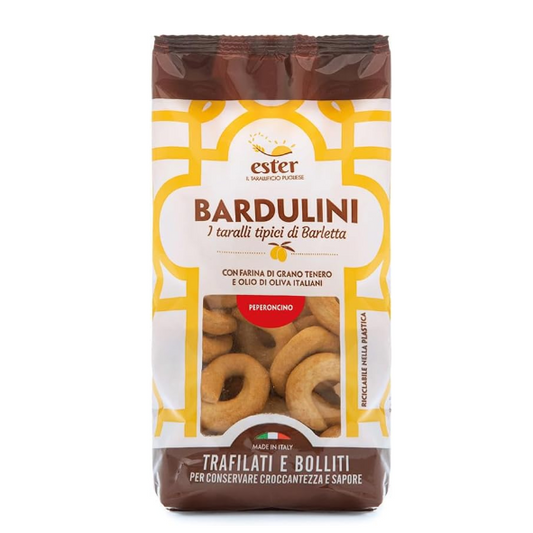 Ester Barletta Chili Pepper Spicy Taralli Italian Snack 250g
