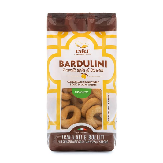 Ester Barletta Fennel Taralli 250g – Italian Snack Rings