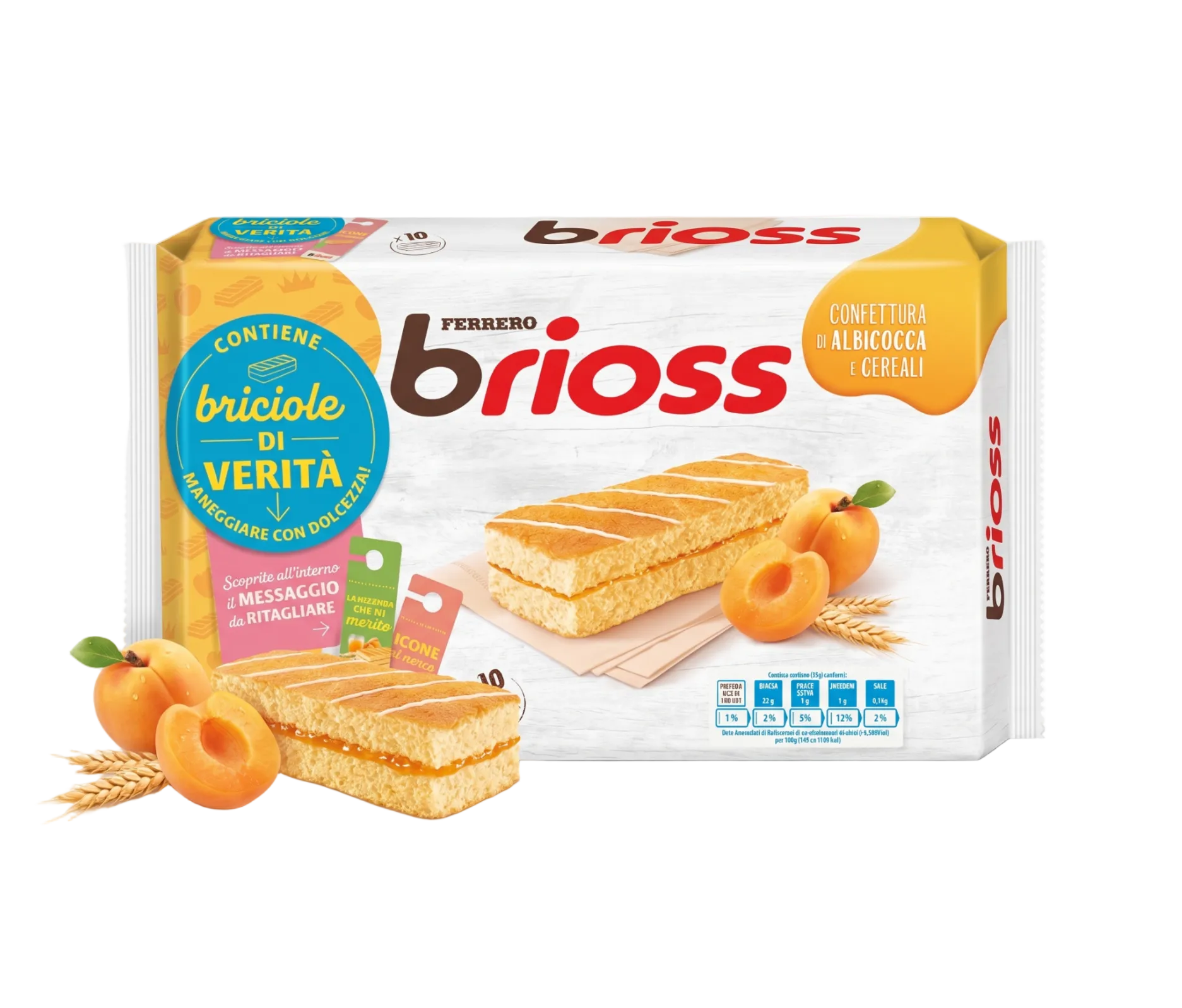 Ferrero Brioss Apricot 280g 10pcs