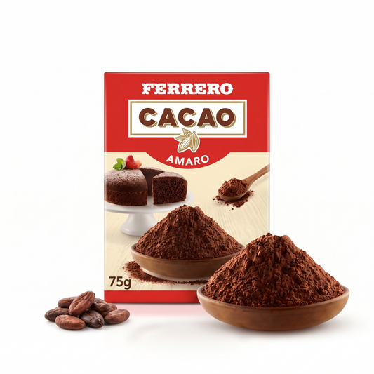 Ferrero Cacao Amaro Premium Cocoa Powder 75g