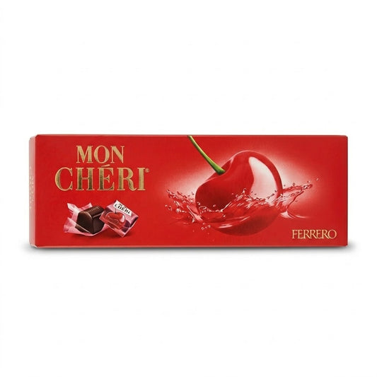 Ferrero Mon Cheri Dark Chocolate Cherry Liqueur 168g Box