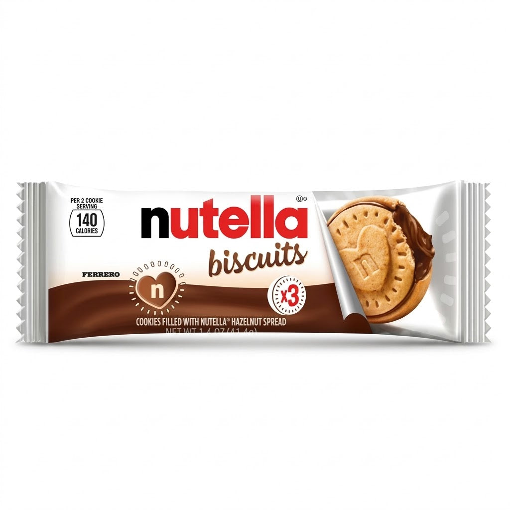 Ferrero Nutella Biscuits 41.4g Snack Pack (3 Pieces)