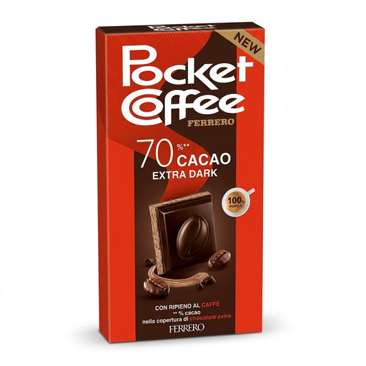 Ferrero Pocket Coffee 70% Extra Dark Chocolate Bar 90g