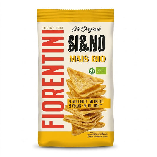 Fiorentini Si&No Bio Corn Chips 100g – Organic Snack