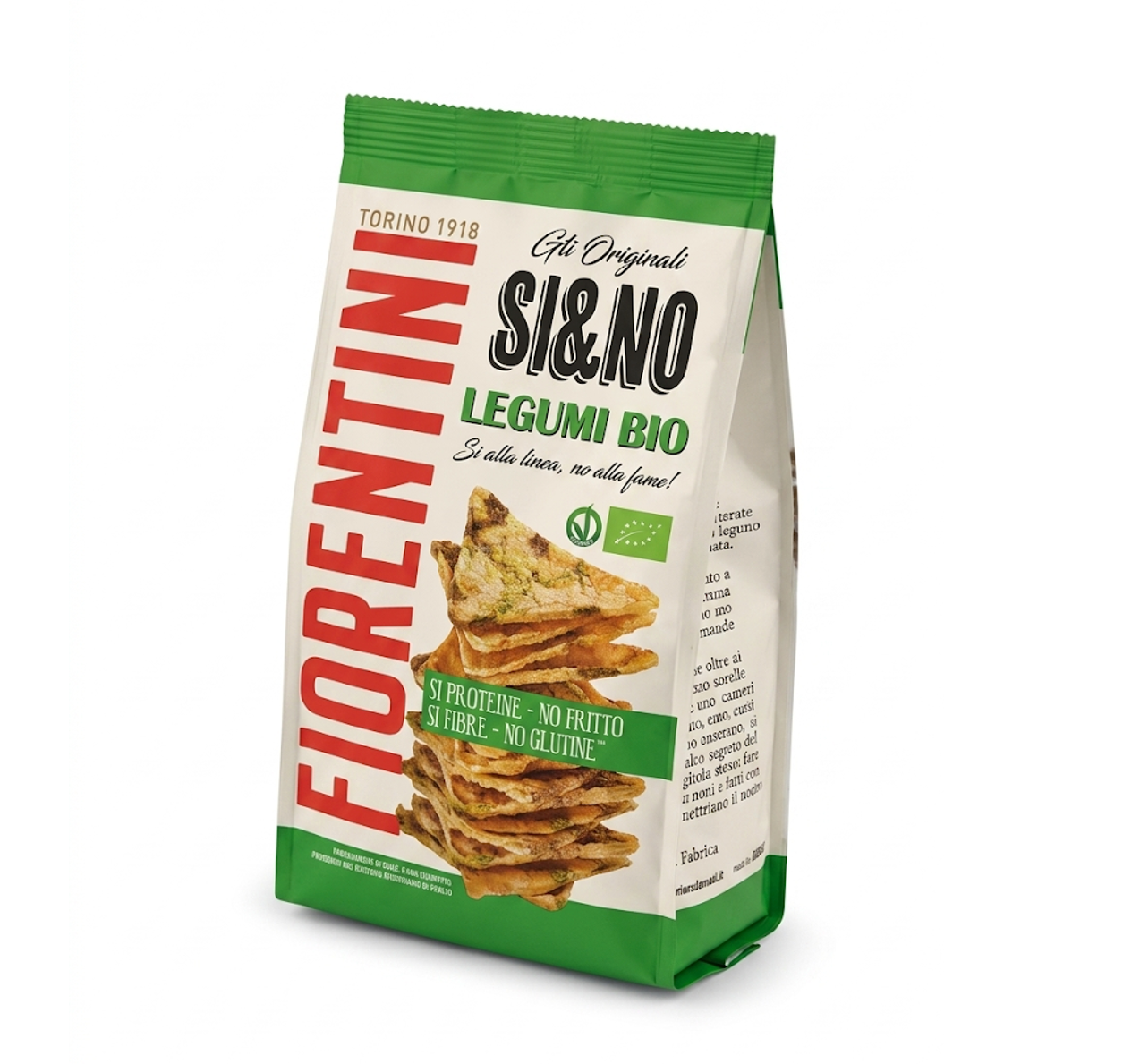 Fiorentini  Organic Legume Snack 80g - Baked and Gluten-Free
