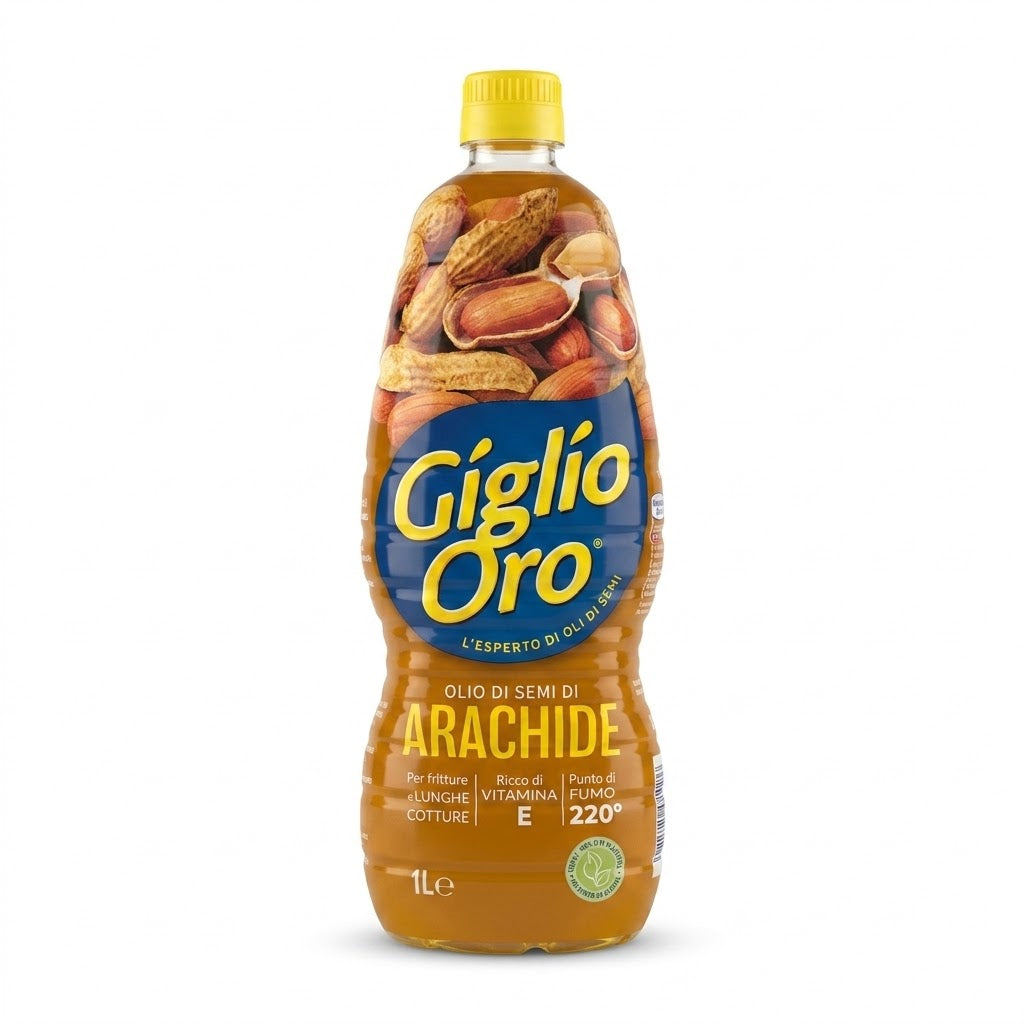 Giglio Oro Peanut Oil 1L – High Heat Frying Oil
