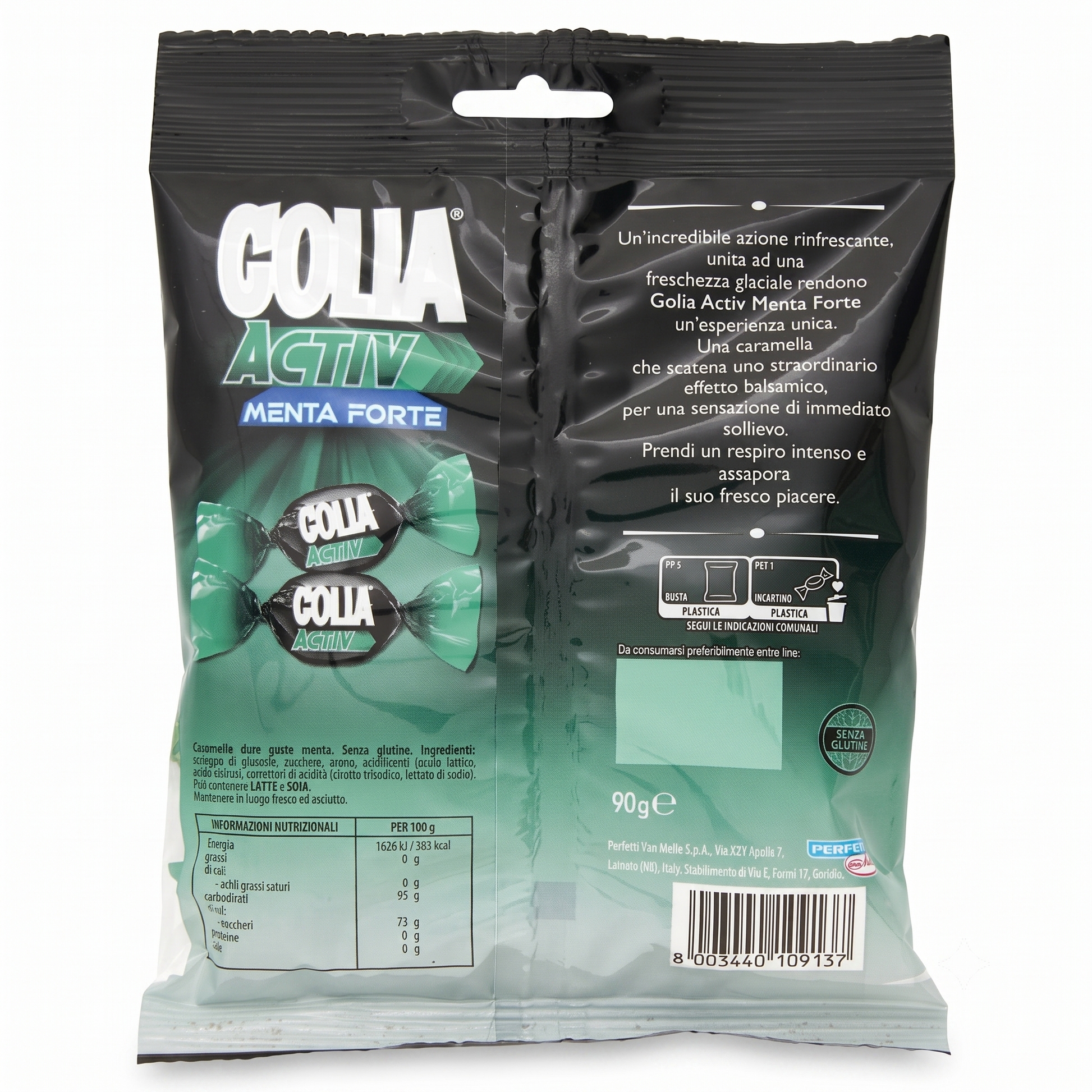 Golia Activ Menta Forte – Intense Refreshment 90g