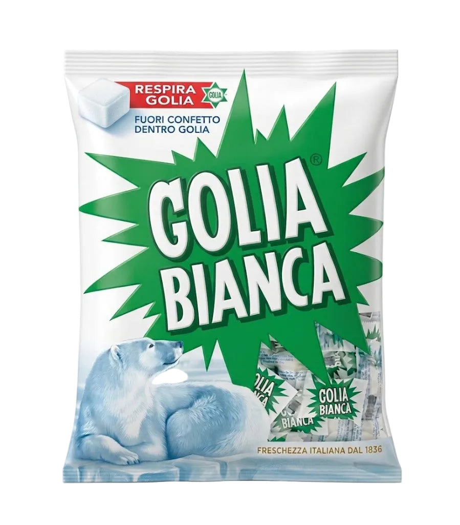 Golia Bianca Mint Licorice Candy 160g