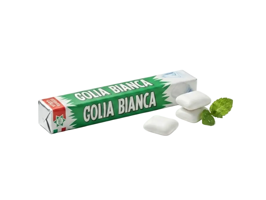 Golia Bianca Stick Mint Licorice Candy 38g