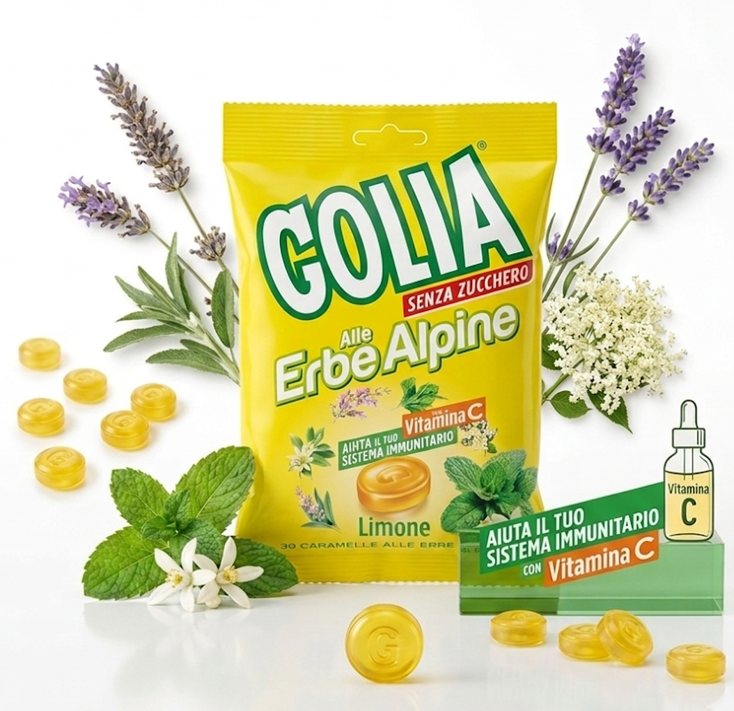 Golia Herbs Limone Drops 70g