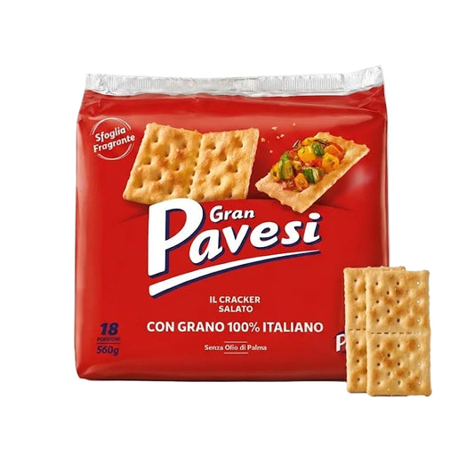 Gran Pavesi Salted Crackers 560g