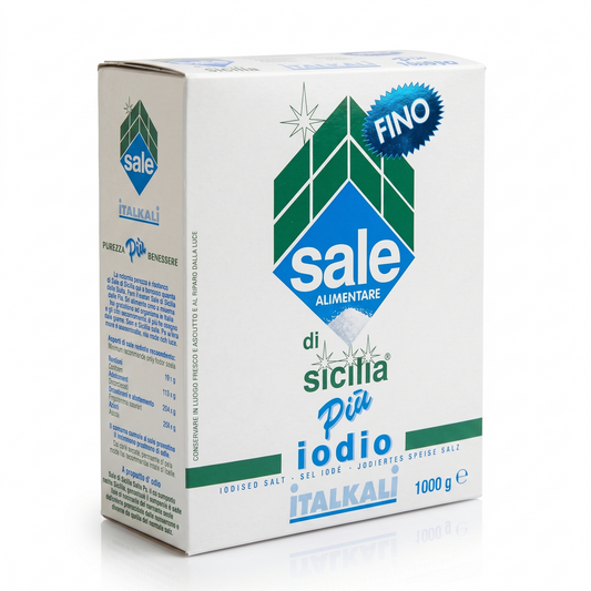 Italkali Sicilia Iodized Sea Salt 1000g