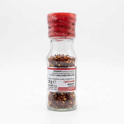 Italpepe Crushed Red Pepper Flakes 18g Glass Jar – Italy