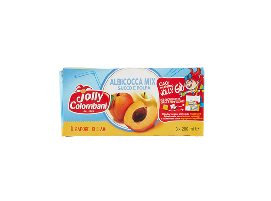 Jolly Colombani Apricot Apple Mix Juice 3x200ml