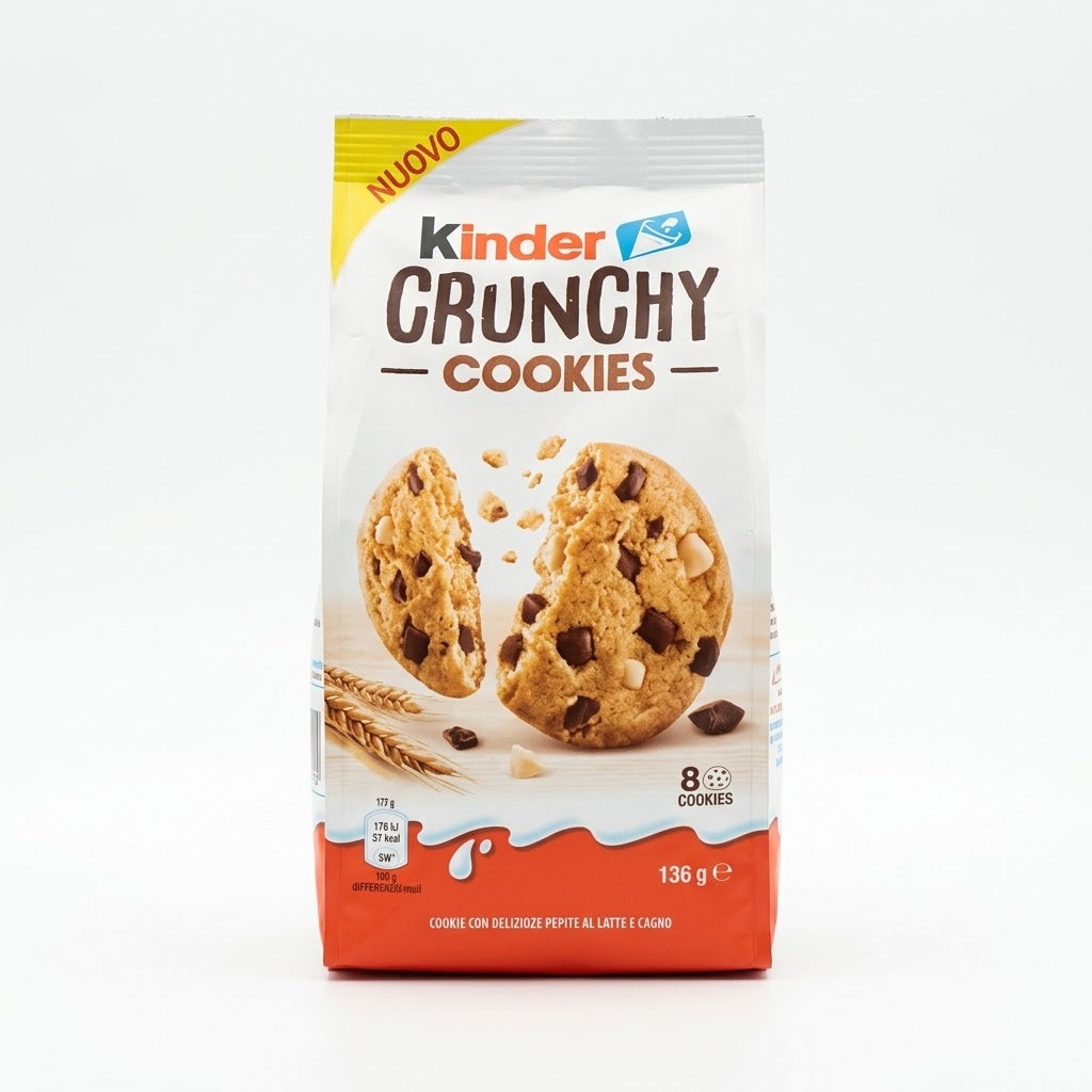 Kinder Crunchy Cookies 136g – Milk & Cocoa Nuggets