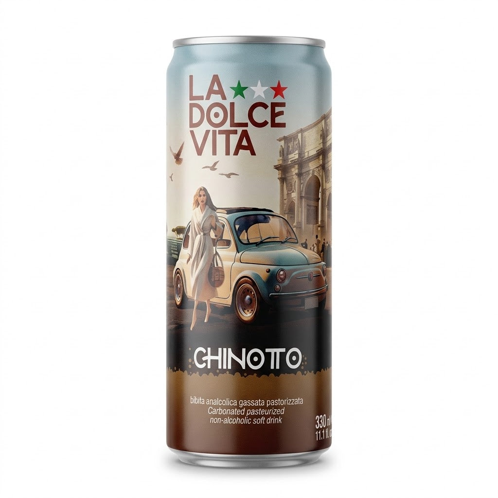 La Dolce Vita Chinotto Italian Soda 330ml Can Spadafora
