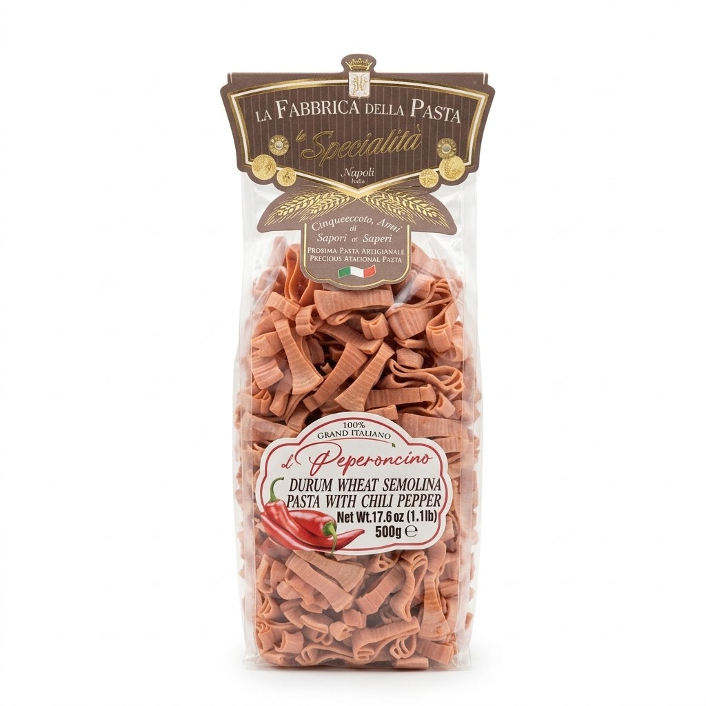 La Fabbrica della Pasta Chili Pepper Pasta 500g - Authentic Italian Pasta