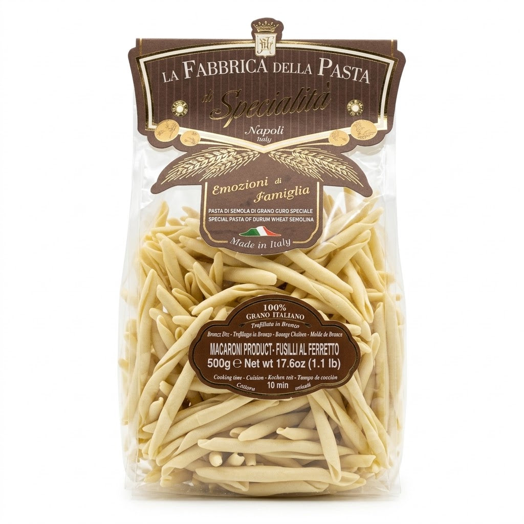La Fabbrica della Pasta Fusilli al Ferretto 500g - Authentic Italian Pasta