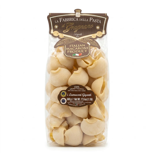 La Fabbrica della Pasta Lumaconi Giganti 500g - Authentic Italian Pasta