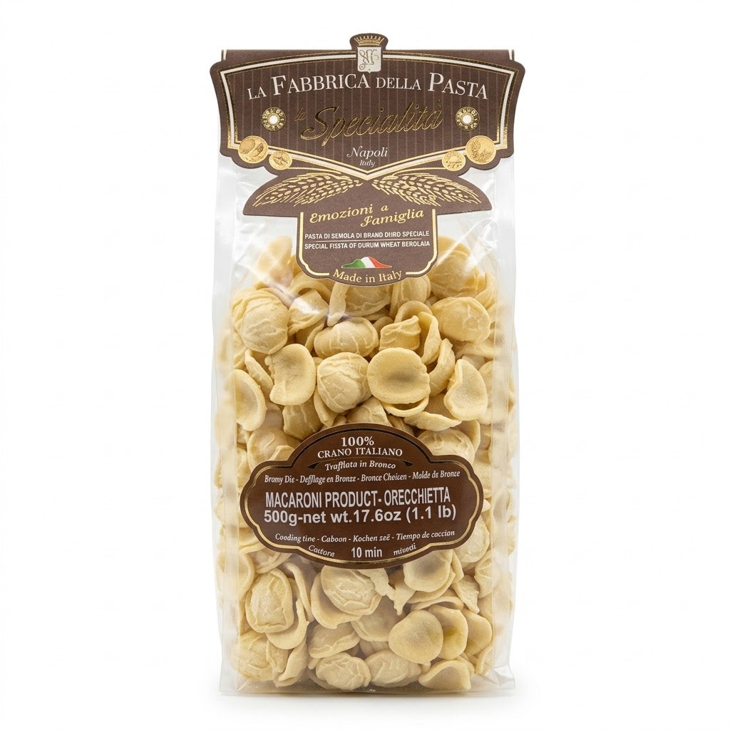 La Fabbrica della Pasta Orecchietta Artigianale 500g - Authentic Italian Pasta