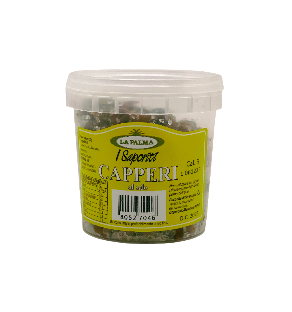 La Palma Saporiti Capperi Capers in Salt 100g