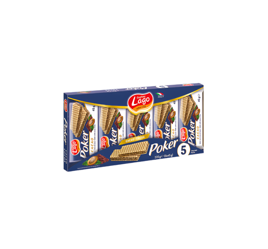Lago Poker Cacao Wafer 220g