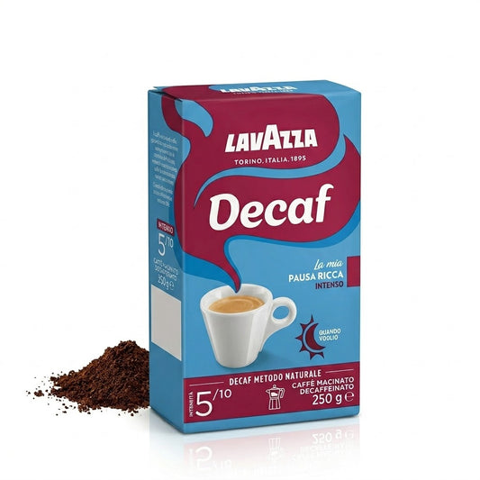 LavAzza Caffe Decaff Intenso Ground Coffee 250g