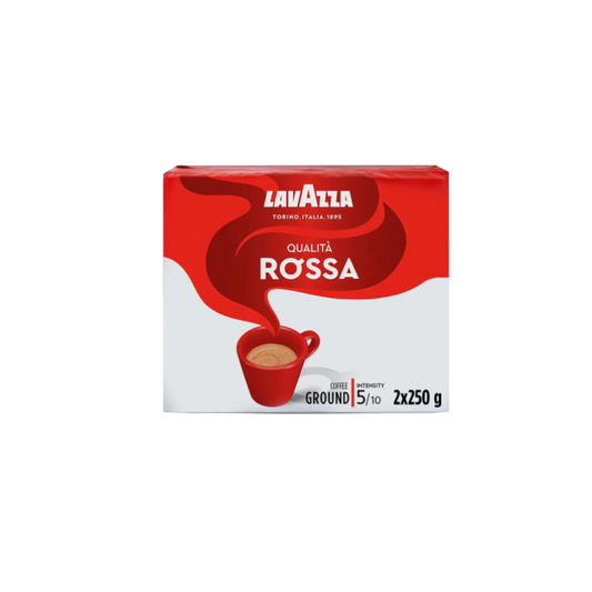 LavAzza Coffee Qualita Rossa Medium Roast Ground Coffee 250gx2