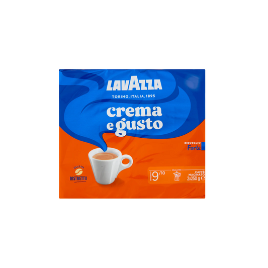Lavazza Caffe' Espresso Crema E gusto Forte Coffee 2x250g 